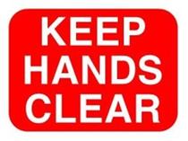 Keep Hands Clear